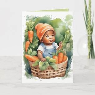 Little Sprout's eerste jaar- Verjaardag uitnodigin Feestdagen Kaart