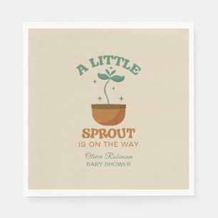 Little Sprouts Garden Party Baby shower Servet