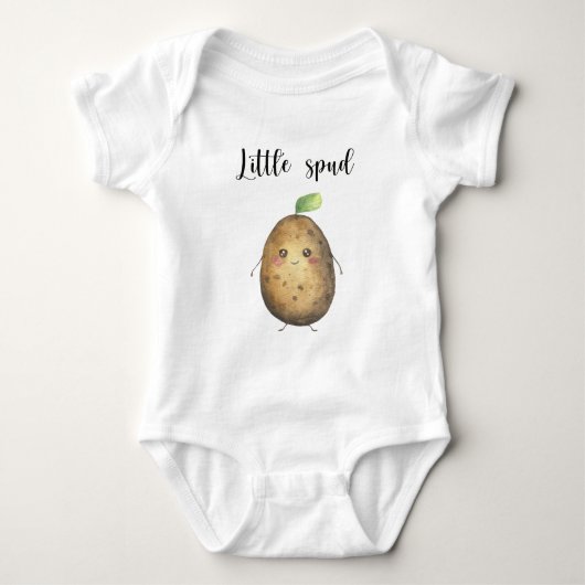 Little spud Baby shower Romper (Voorkant)