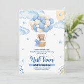 Little Star Baby Shower Invitation Design (Debout devant)