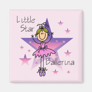 Little Star Ballerina - Blond Hair Magneet