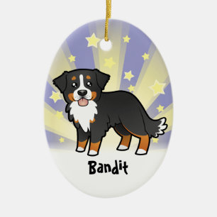 Little Star Bernese Mountain Dog Keramisch Ornament