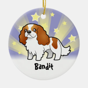 Little Star Cavalier King Charles Spaniel Keramisch Ornament