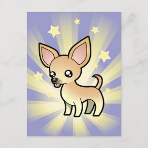 Little Star Chihuahua (gladde jas) Briefkaart