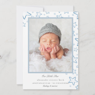 Little Star geboorte aankondiging