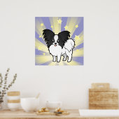 Little Star Papillon Poster (Keuken)