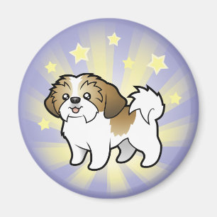 Little Star Shih Tzu (puppy cut) Magneet