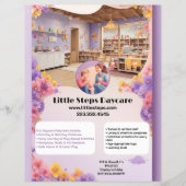 Little Steps Daycare Company Logo Modern Customize Flyer (Voorkant)