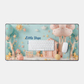 Little Steps Daycare Pastel Greenery Personalized (Clavier et souris)