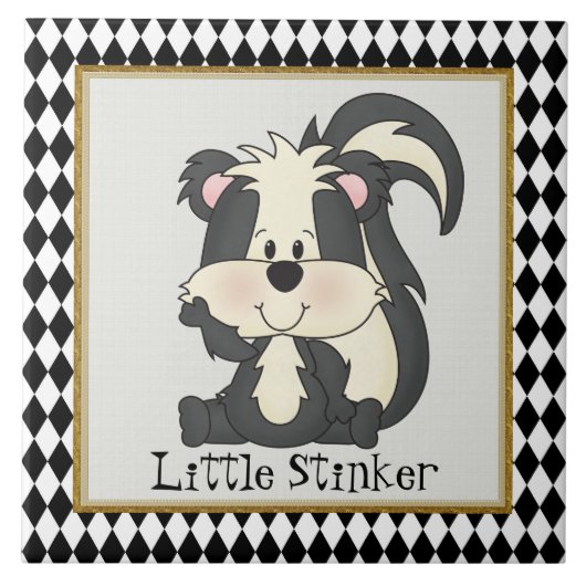 Little Stinker leuke cartoon tegels Tegeltje (Voorkant)