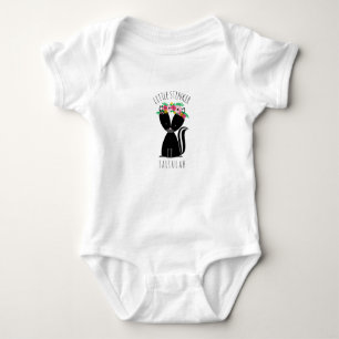 Little Stinker Personalized Baby Skunk Romper