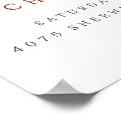 Little Stinker Woodland Animal Welcome Sign Poster (Hoek)