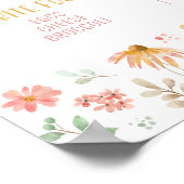 Little Sunshine 1er Anniversaire Poster de jalon (Coin)