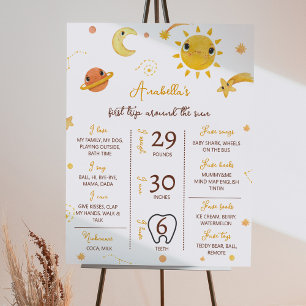 Little Sunshine 1er Anniversaire Poster de jalon