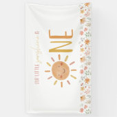 Little Sunshine 1st Birthday Spandoek (Verticaal)