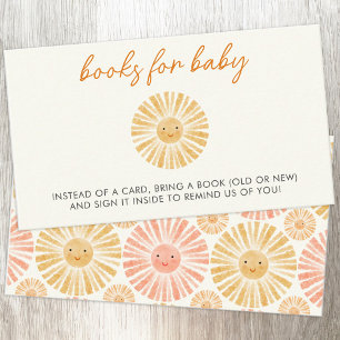 Little Sunshine Baby shower Boek aanvragen Informatiekaartje