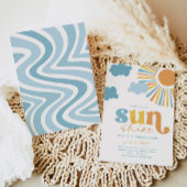 Little Sunshine Birthday Invitation Kaart