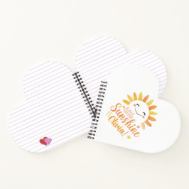 Little Sunshine Gepersonaliseerd Spiraal Notitiebo Notitieboek