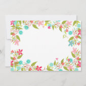 Little Sunshine Invitation fête d'anniversaire Flo (Dos)