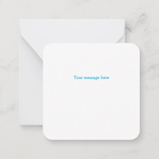 Little Sunshine Mini Remerciements Carte Note (Dos)