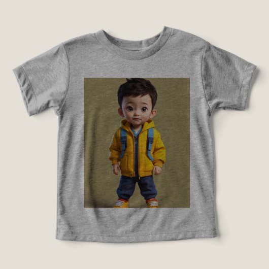 "Little Sunshine : Une aventure Chibi en Jaune" (Design Recto)