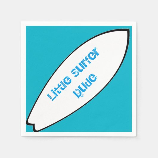 Little Surfer Dude Napkins Servetten (Voorkant)