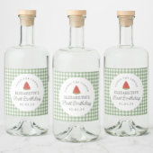 Little Sweet Melon Eerste Verjaardag Likeurfles Etiket (Flessen)