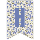 Little Sweet Pea Floral Happy Birthday Vlaggetjes (Eerste vlag)