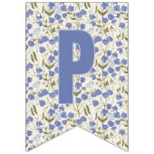 Little Sweet Pea Floral Happy Birthday Vlaggetjes (Derde vlag)