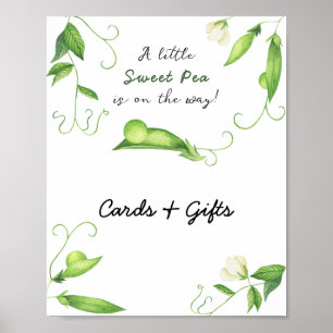 Little Sweet Pea - kaarten en geschenken baby show Poster