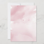 Little Sweetheart Baby shower Bloemen Harten Schat Kaart (Achterkant)