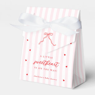 Little Sweetheart Bow Baby Shower Bedankdoosjes