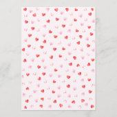 Little Sweetheart Bow Baby Shower Invitation (Dos)