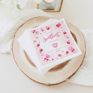 Little Sweetheart is op weg naar het baby shower Servet