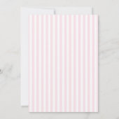 Little Sweetheart Pink Bow Baby Shower Invitation (Dos)