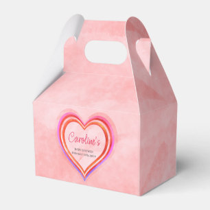 Little Sweetheart Valentijn Waterverf Baby shower Bedankdoosjes