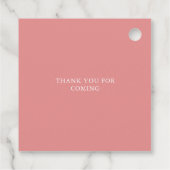 Little Sweetheart Valentijns Baby shower Meisje Bedankjes Labels (Achterkant)