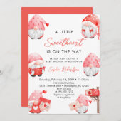 Little Sweetheart Valentijns kabouter Baby shower Kaart (Voorkant / Achterkant)