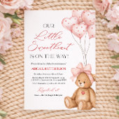 Little Sweetheart Valentine Baby Shower Kaart
