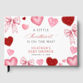 Little Sweetheart Valentines Day Baby Shower Gastenboek (Voorkant)