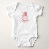 Little Sweetie Aardbei Cupcake Romper (Voorkant)