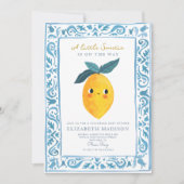 Little Sweetie Citrus Baby shower Kaart (Voorkant)