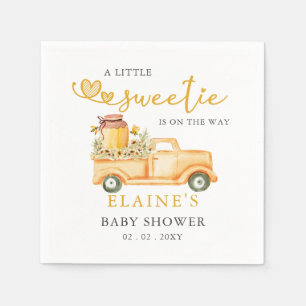 Little Sweetie is op weg naar Honeybee Baby shower Servet