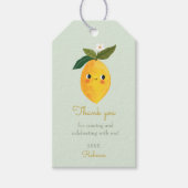 Little Sweetie Lemon Dank u Cadeau Labels Cadeaulabel (Voorkant)