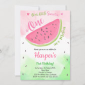 Little Sweetie One dans un Invitation melon Waterm (Devant)