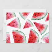 Little Sweetie Photo Invitation d'anniversaire (Dos)