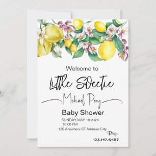 Little Sweetie Summer baby shower Kaart