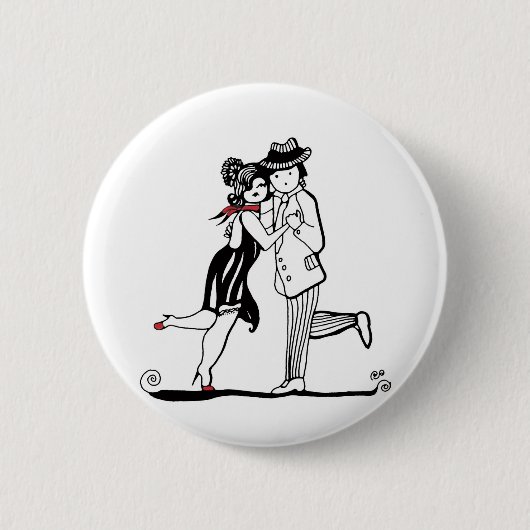 Little Tangueros Ronde Button 5,7 Cm (Voorkant)