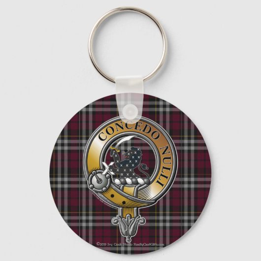 Little Tartan & Badge Sleutelhanger (Voorkant)