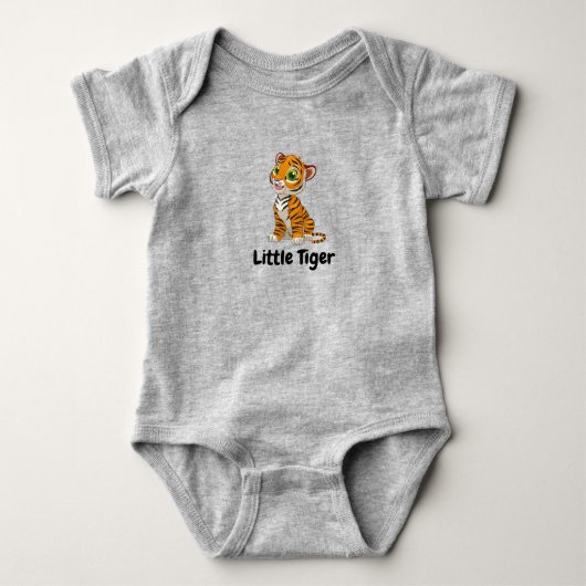 Little Tiger Baby Bodysuit (Voorkant)